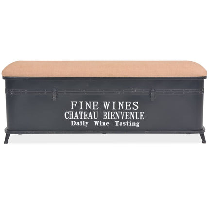 Banc De Rangement Avec Coussin 103 X 30 X 40 Cm