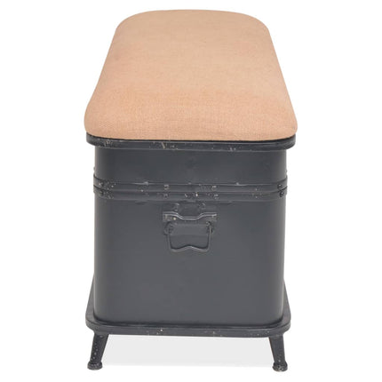 Banc De Rangement Avec Coussin 103 X 30 X 40 Cm