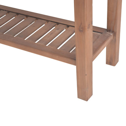 Table Console Bois Massif De Sapin 122 X 35 X 80 Cm