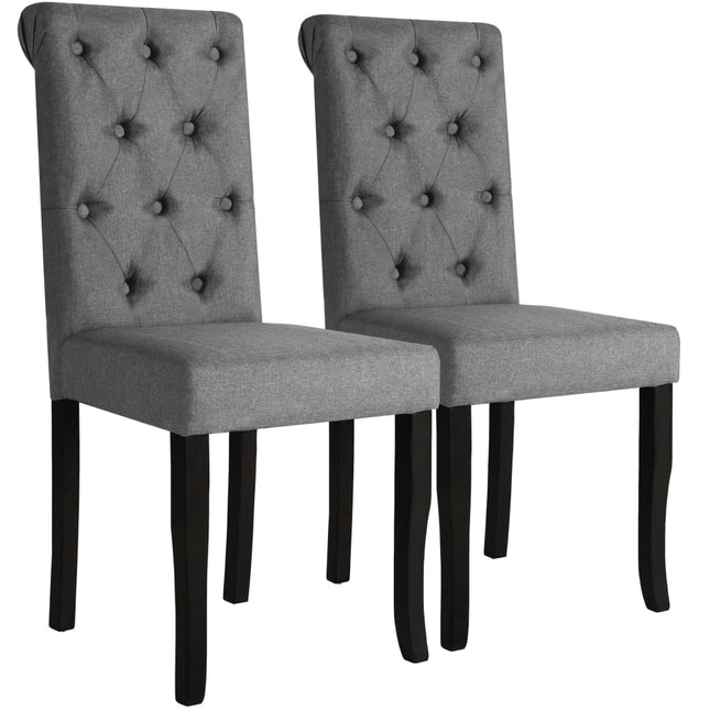 Chaises À Manger Lot De 2 Tissu