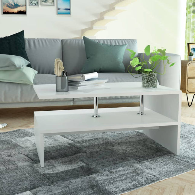 Table Basse Bois D'ingénierie 90X59X42 Cm
