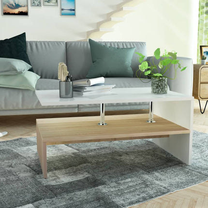 Table Basse Bois D'ingénierie 90X59X42 Cm