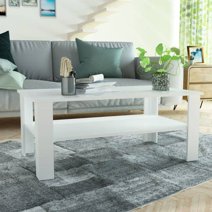 Table Basse Bois D'ingénierie 100X59X42 Cm