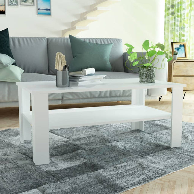Table Basse Bois D'ingénierie 100X59X42 Cm