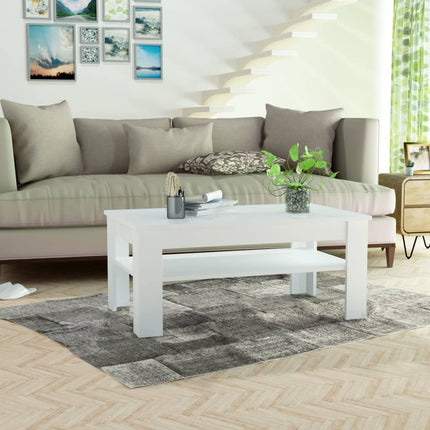Table Basse Bois D'ingénierie 110X65X48 Cm