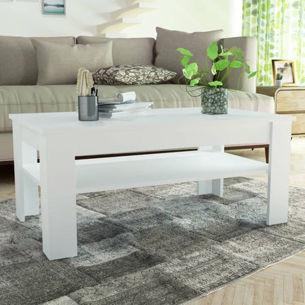 Table Basse Bois D'ingénierie 110X65X48 Cm