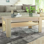 Table Basse Bois D'ingénierie 110X65X48 Cm