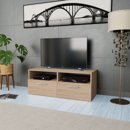Meuble Tv Bois D’ingénierie 95X35X36 Cm