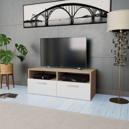 Meuble Tv Bois D’ingénierie 95X35X36 Cm