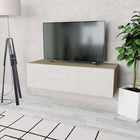 Meuble Tv Bois D’ingénierie 120X40X34 Cm Brillant