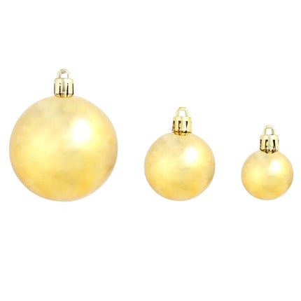 Ensemble De Boules De Noël 100 Pcs 3/4/6 Cm