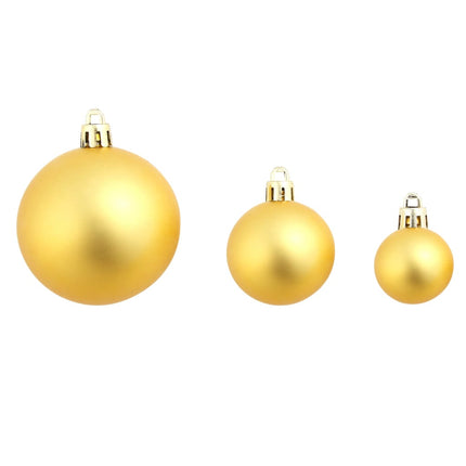 Ensemble De Boules De Noël 100 Pcs 3/4/6 Cm