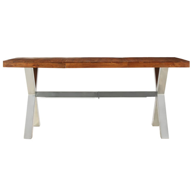 Table À Manger Bois Massif 180X90X76 Cm