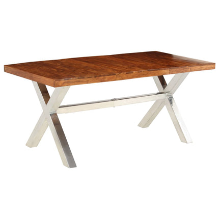 Table À Manger Bois Massif 180X90X76 Cm
