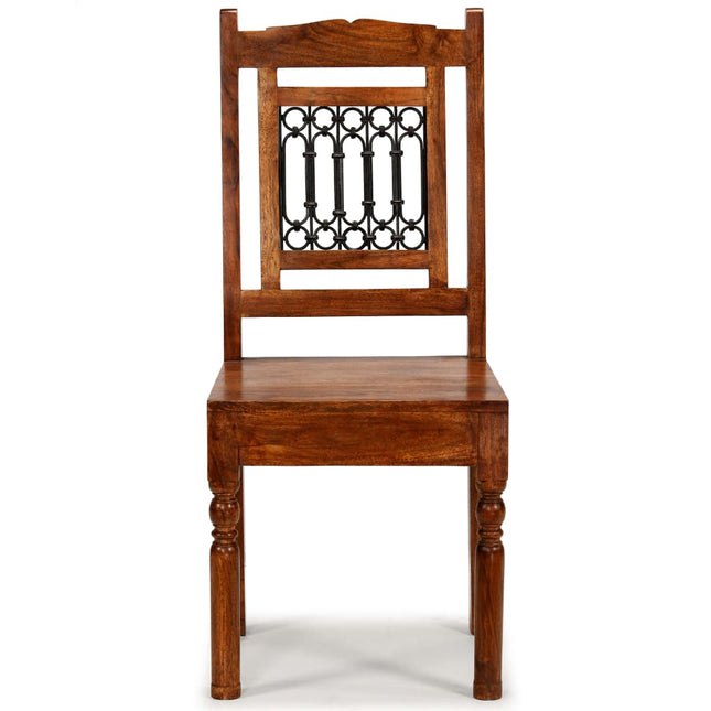 Chaises À Manger Lot De 2 Bois Finition Couleur Miel Classique