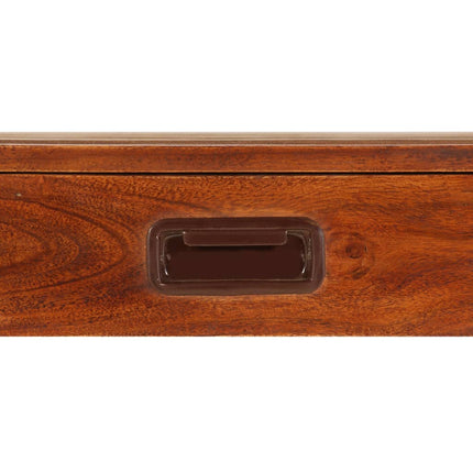 Bureau Bois D'acacia Solide Avec Finition Miel 110X50X76 Cm