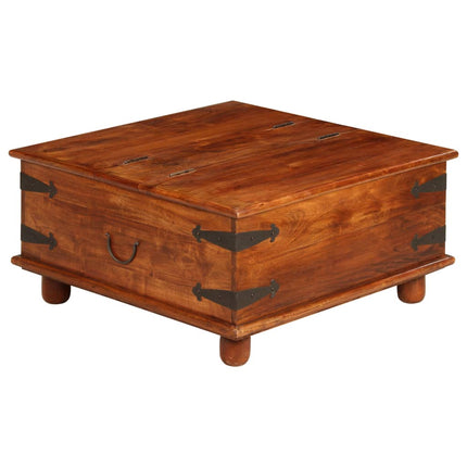 Table Basse Bois D'acacia Et Finition Miel