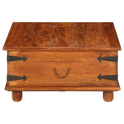 Table Basse Bois D'acacia Et Finition Miel