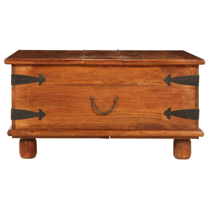 Table Basse Bois D'acacia Et Finition Miel