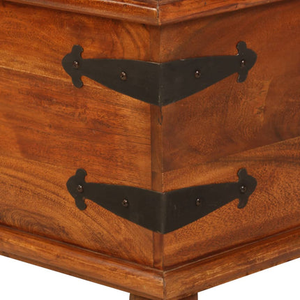 Table Basse Bois D'acacia Et Finition Miel