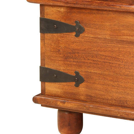 Table Basse Bois D'acacia Et Finition Miel