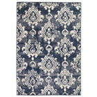 Tapis Moderne Design De Beige / Bleu