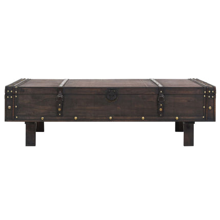 Table Basse Contreplaqué Style Vintage 120X55X35 Cm