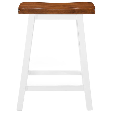 Tabourets De Bar Lot De 2 Bois Massif