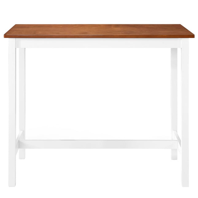 Table De Bar Bois Massif 108X60X91 Cm