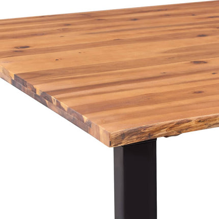 Table À Manger Bois D'acacia Massif 200X90 Cm