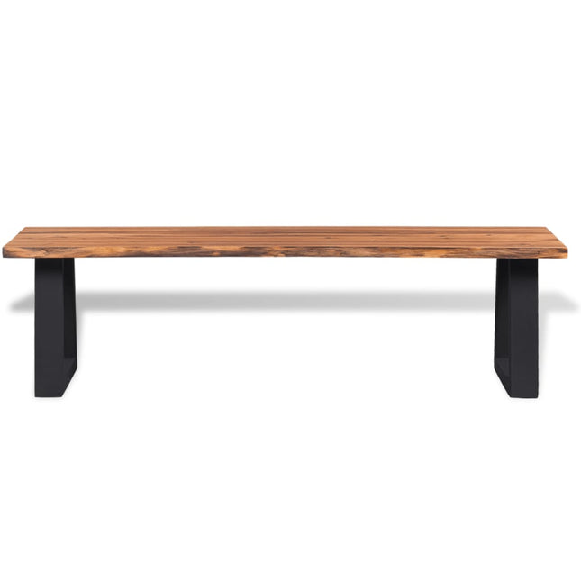 Banc En Bois D'acacia Massif