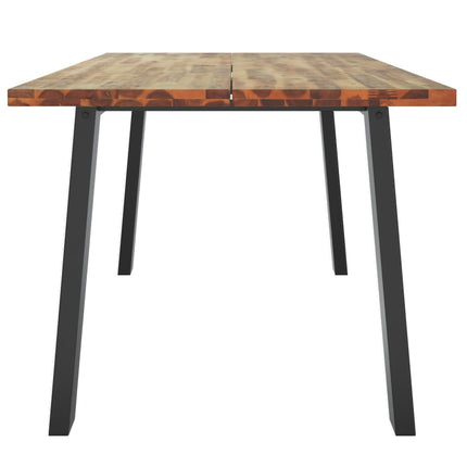 Table De Salle À Manger Bois D'acacia Massif 170X90 Cm