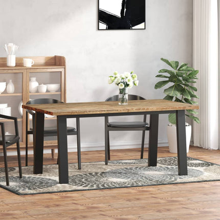 Table De Salle À Manger Bois D'acacia Massif 170X90 Cm