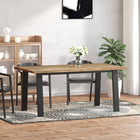 Table De Salle À Manger Bois D'acacia Massif 170X90 Cm