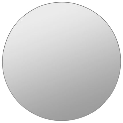 Ensemble De Miroir Mural 7 Pcs Verre Rond