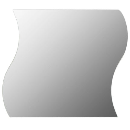 Miroir Mural 8 Pcs 20 X 20 Cm Ondulé Verre