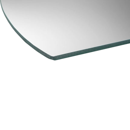 Miroir Mural 8 Pcs 20 X 20 Cm Ondulé Verre