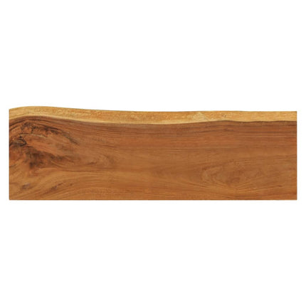 Table Console Bois D'arbre À Pluie Massif 110X35X75 Cm