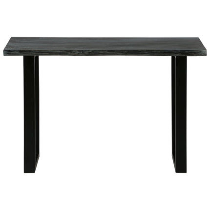 Table Console Bois De Melia Azedarach 110X35X75 Cm Gris
