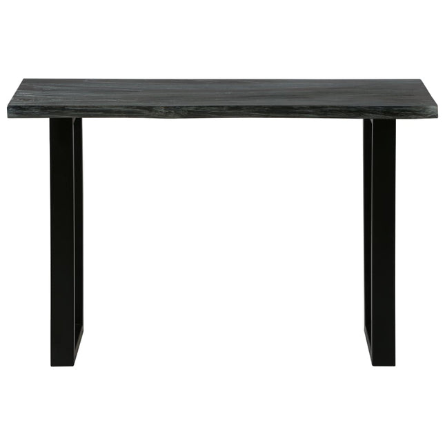 Table Console Bois De Melia Azedarach 110X35X75 Cm Gris