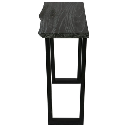 Table Console Bois De Melia Azedarach 110X35X75 Cm Gris