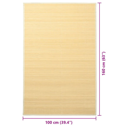 Tapis En Bambou Naturel