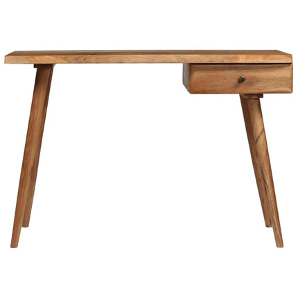 Table À Écrire Bois D'acacia Massif 110 X 50 X 76 Cm