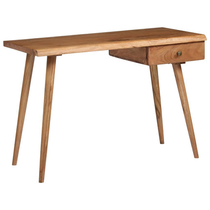 Table À Écrire Bois D'acacia Massif 110 X 50 X 76 Cm