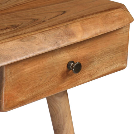 Table À Écrire Bois D'acacia Massif 110 X 50 X 76 Cm