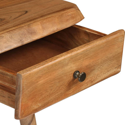Table À Écrire Bois D'acacia Massif 110 X 50 X 76 Cm