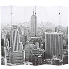 Cloison De Séparation Pliable New York Noir Et Blanc