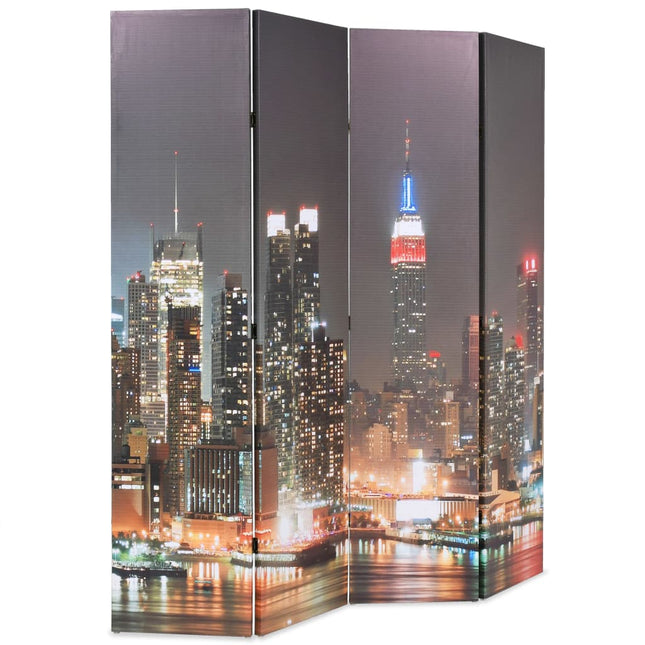 Cloison De Séparation Pliable New York La Nuit