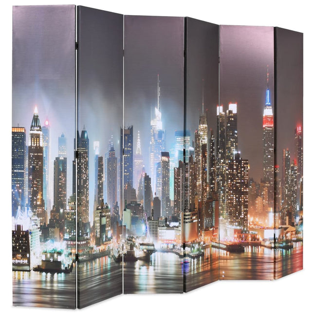 Cloison De Séparation Pliable New York La Nuit