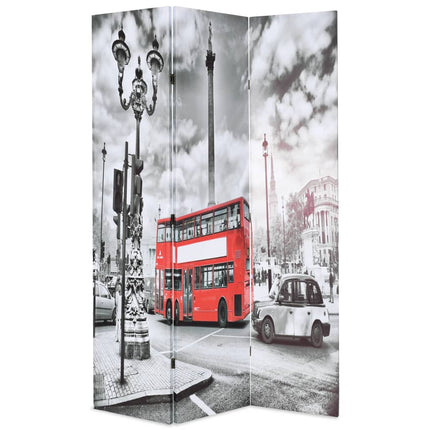 Cloison De Séparation Bus Londonien Noir Et Blanc